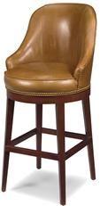 Bar Stool Traditional Traditional Wood Leather Wood Leather MK-7