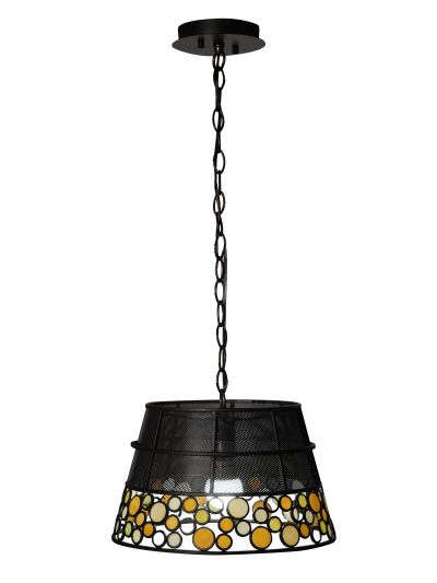 Mini Pendant Light DALE TIFFANY PASQUAL Contemporary Round Canopy 1-Light