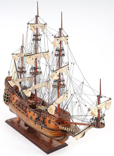 Model Ship Traditional Antique Fairfax Boats Sailing Western Red Cedar Metal