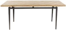 Kitchen Table RUBIKS Distressed Natural Iron Reclaimed Pine Handmade