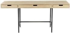 Kitchen Table JAYCE Distressed Medium Gray Reclaimed Pine Hand-Crafted 3