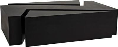 Coffee Table Cocktail ELEMENT Black Metal
