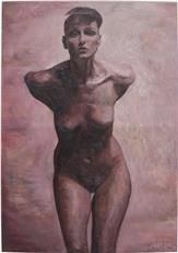 Painting Naked Girl Nudes Canvas Framed
