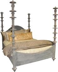 Bed FERRET King Weathered Mahogany