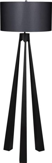 Floor Lamp LORE 1-Light Black Metal Shades Included Medium E26 Type A 60W
