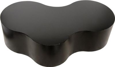 Coffee Table Cocktail ISLAND Black Metal