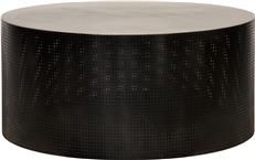 Coffee Table Cocktail DIXON Black Metal
