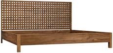 Bed QUINNTON King Natural Teak