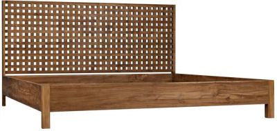 Bed QUINNTON King Natural Teak