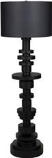 Floor Lamp WILTON 1-Light Black Metal Shades Included Medium E26 Type A 60W