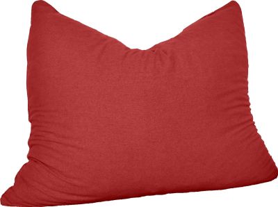 Nest Chair Lounge Rectangular Berry Red Shredded Foam Microfiber Spot Clean