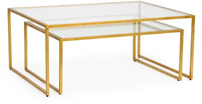 Nest of Tables Gold Leaf Iron