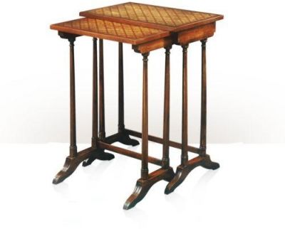 Nesting Tables THEODORE ALEXANDER ESSENTIAL TA Regency Splay Feet Turned End