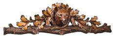 Wall Trophy Friendly Aspen Fox Head 5-Hook Hand Painted Cast Resin OK Casting