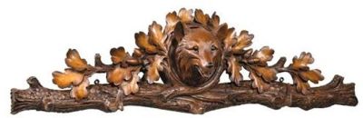 Wall Trophy Friendly Aspen Fox Head 5-Hook Hand Painted Cast Resin OK Casting