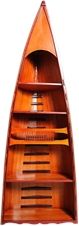 Bookshelf Shelves Traditional Antique Canoe Western Red Cedar Fiberglass