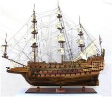Ship Model Watercraft Traditional Antique HMS Sovereign of the Seas Monumental