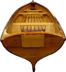 Dinghy Traditional Antique Real Whitehall 17-Ft 4-People Marine Varnish Strips