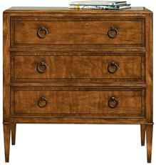 Chest Port Eliot Golden Cherry Ebony Stringing Handcut Dovetail 3-Drawers