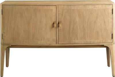 Credenza Sideboard PORT ELIOT Angular Upper Posts Tapered Legs Bowfront