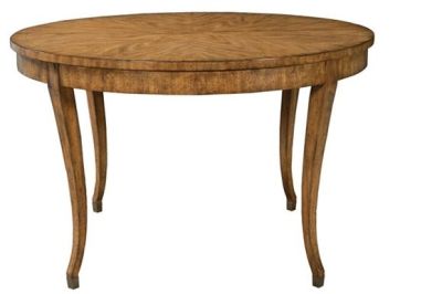 Dining Table Biedermeier Extension Port Eliot Artisan Mahogany Sunburst Top