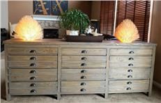 Sideboard PADMAS PLANTATION PRINTMAKERS Bleached Reclaimed Old Pine