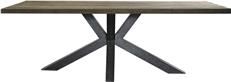 Dining Table PADMAS PLANTATION ARENA Eco Industrial Chic Reclaimed Teak Iro