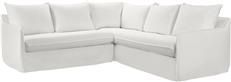 Sectional Sofa PADMAS PLANTATION SANTA MONICA Wood Fabric Foam Outdoor