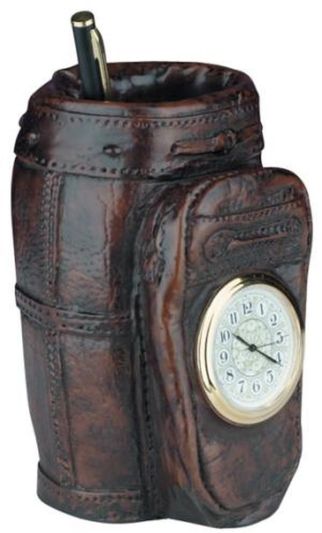 Pencil Holder Pen Golf Bag Cast Resin Hand-Cast Hand-Painted Painted