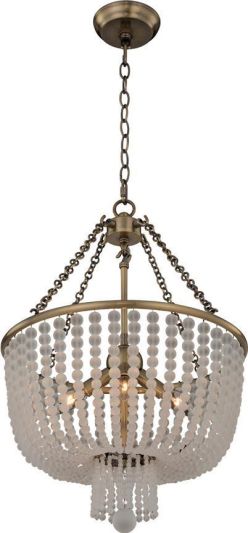 Pendant Light KALCO ESPERANZA Contemporary 4-Light Brushed Champagne Gold