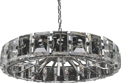 Pendant Light KALCO GIADA Casual Luxury 8-Light Clear Crystal Stainless Steel