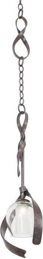 Pendant Light KALCO Industrial 1-Light Mini Oxidized Copper 3000K Bulb White