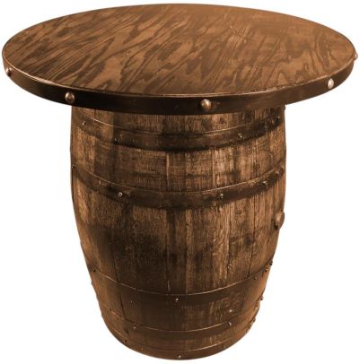 Pub Table Drinks Cinnamon Red Metal Wood