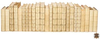 Books Faux Book SARREID Size May Vary Partial Leather Paper On Boards Stitched