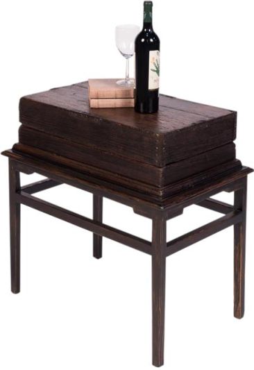 Box On Stand SARREID Recycled Pine Base Reclaimed