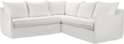 Sectional Sofa PADMAS PLANTATION SANTA MONICA Wood Foam Fabric Outdoor