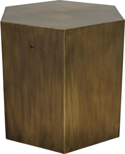 Side Table ARIA Aged Brass Metal