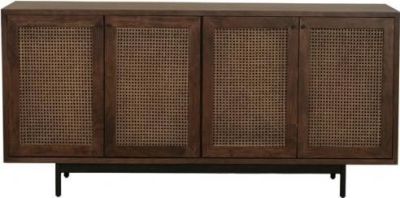 Sideboard MOD Mid-Century Modern Powder-Coated Porto Dark Plantation-Grown