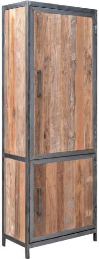 Storage Cabinet PADMAS PLANTATION ISLAND ESTATE Industrial Iron Recycled Teak