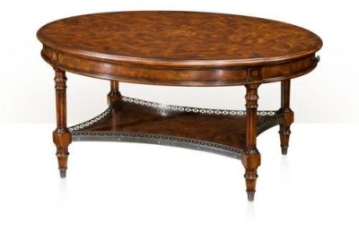 Cocktail Table THEODORE ALEXANDER Louis XVI French Concave Undertier Gallery