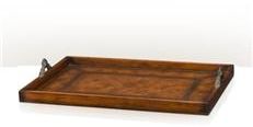 Tray THEODORE ALEXANDER GALLERY Victorian Handles of Clasping Hands Rectangular