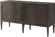 THEODORE ALEXANDER HIGHLANDS Cabinet 20th C European Cast Branch Hardware