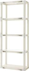 Etagere Shelves THEODORE ALEXANDER Modern Classic Edged Corners Faux Horn