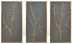 Wall Panels Panel THEODORE ALEXANDER 20th C European Branch Rectangular Frames