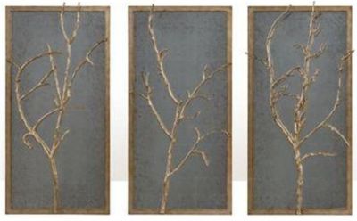 Wall Panels Panel THEODORE ALEXANDER 20th C European Branch Rectangular Frames