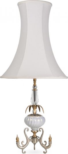 Table Lamp CHANCE 3-Light Pearl Champagne Off-White Gold Clear White Pink Off