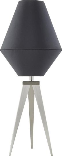 Table Lamp Modern Contemporary Cone Shade 1-Light Black Metal Polyester Poly