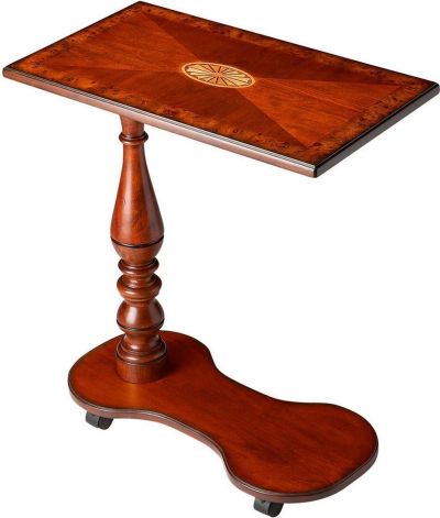 Tray Table Distressed Olive Ash Burl Cherry Maple Rubberwood Birch Walnut