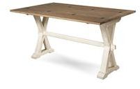 Console Table UNIVERSAL CASUAL DINING AND ACCENTS Drop-Leaf Washed Linen 2-Tone