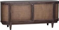 Media Stand Console CANGGU 68-In Beige Chestnut Cane Plantation-Grown Aca